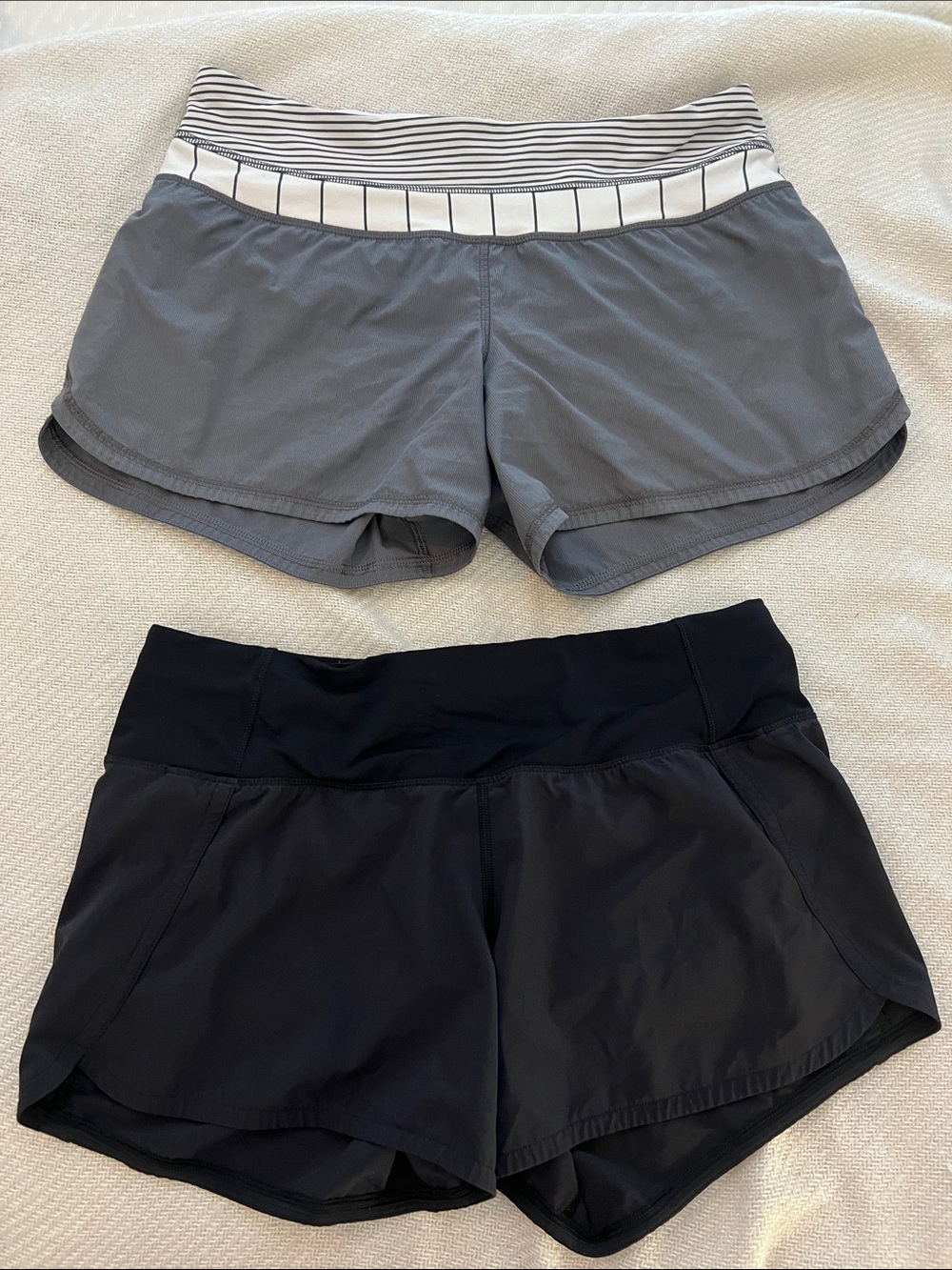 Bundle of Lululemon Shorts in Gray and Black